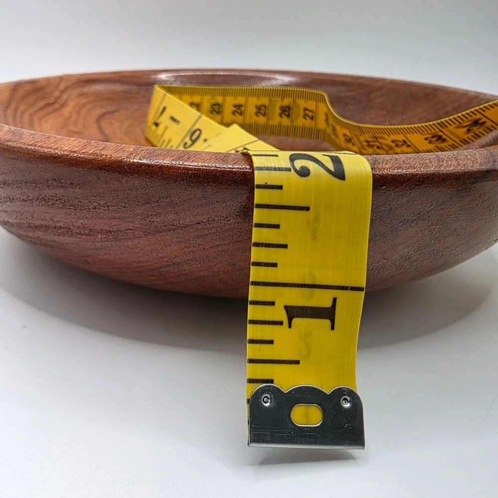 Billy Jenkins Hand Turned Wood Bowl 2017 Signed Artisan Studio USA 8 Inch